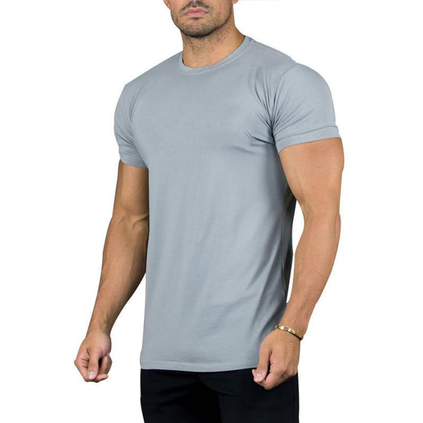 Men slim fit active T-shirts