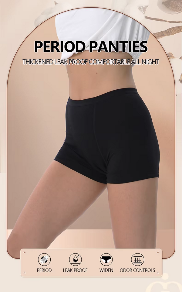 Bamboo Period Underwear (4 Layer Protection for Heavy flow)